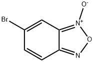 6-bromo-2,1,3-benzoxadiazole 1-oxide 化学構造式