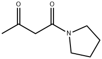 1-(1,3-dioxobutyl)pyrrolidine 结构式