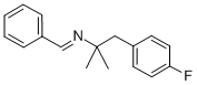 N-苯亚甲基-1,1-二甲基-2-(4-氟苯基)乙酰胺,4116-06-7,结构式