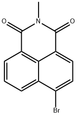 2-メチル-6-ブロモ-1H-ベンゾ[de]イソキノリン-1,3(2H)-ジオン 化学構造式