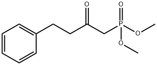 2-氧代-4-苯丁基磷酸二甲酯 结构式