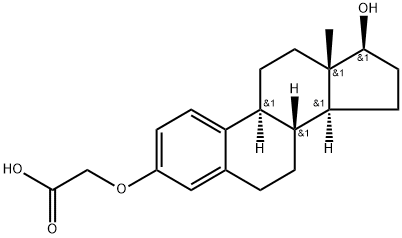 B-ESTRADIOL 3-CARBOXYMETHYL ETHER Structure