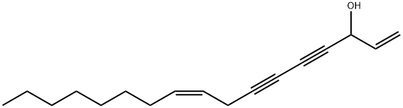 rac-Falcarinol Struktur
