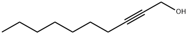 2-デシン-1-オール 化学構造式