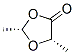 cis-2,5-dimethyl-1,3-dioxolan-4-one  Struktur