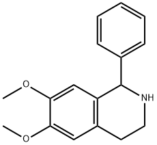 6,7-ジメトキシ-1-フェニル-1,2,3,4-テトラヒドロイソキノリン 化学構造式