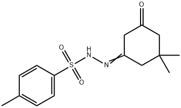 Benzenesulfonic acid, 4-Methyl-, 2-(3,3-diMethyl-5-oxocyclohexylidene)hydrazide Structure