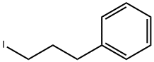 (3-ヨードプロピル)ベンゼン 化学構造式