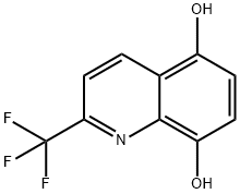 2-(trifluoroMethyl)quinoline-5,8-diol Structure