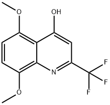 5,8-diMethoxy-2-(trifluoroMethyl)quinolin-4(1H)-one 结构式