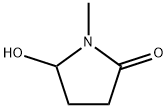 5-ヒドロキシ-N-メチル-2-ピロリジノン 化学構造式