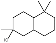 デカヒドロ-2,5,5-トリメチルナフタレン-2-オール 化学構造式