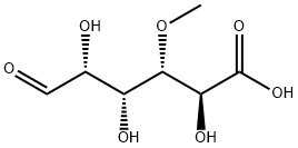 4-O-メチル-D-グルクロン酸 化学構造式
