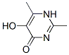 4(1H)-Pyrimidinone, 5-hydroxy-2,6-dimethyl- (9CI) Structure
