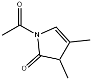2H-Pyrrol-2-one, 1-acetyl-1,3-dihydro-3,4-dimethyl- (9CI) Structure