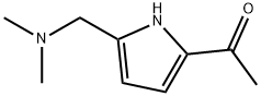 Ethanone, 1-[5-[(dimethylamino)methyl]-1H-pyrrol-2-yl]- (9CI) 结构式