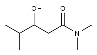 Pentanamide, 3-hydroxy-N,N,4-trimethyl- (9CI) Struktur