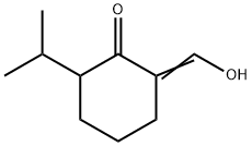 Cyclohexanone, 2-(hydroxymethylene)-6-(1-methylethyl)- (9CI) Structure