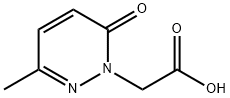 (3-メチル-6-オキソ-1(6H)-ピリダジニル)酢酸 化学構造式