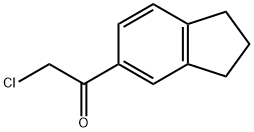 2-氯-1-(2,3-二氢-1H-茚满-5-基)乙酮,41202-24-8,结构式