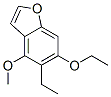 Benzofuran, 6-ethoxy-5-ethyl-4-methoxy- (9CI) 结构式