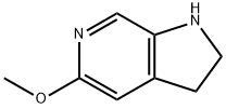 1H-Pyrrolo[2,3-c]pyridine,2,3-dihydro-5-methoxy-(9CI) 化学構造式