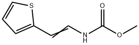 Carbamic  acid,  [2-(2-thienyl)ethenyl]-,  methyl  ester  (9CI) Struktur