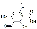 Benzoic acid, 3-formyl-2,4-dihydroxy-6-methoxy- (9CI) 结构式
