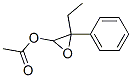 Oxiranol,3-ethyl-3-phenyl-,acetate(9CI) Structure