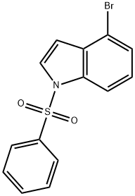 4-溴-1-(苯磺酰基)-1H-吲哚, 412048-77-2, 结构式