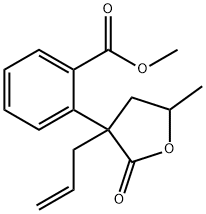 o-(3-Allyl-5-methyl-2-oxotetrahydrofuran-3-yl)benzoic acid methyl ester|