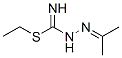 ethyl isopropylidene(thiocarbazimidate) Struktur