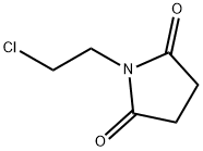 1-(2-クロロエチル)ピロリジン-2,5-ジオン 化学構造式