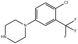 1-(4-CHLORO-3-TRIFLUOROMETHYLPHENYL)PIPERAZINE Struktur