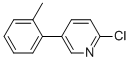 2-CHLORO-5-(2-METHYLPHENYL)-PYRIDINE Struktur