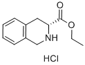 D-ETHYL 1,2,3,4-TETRAHYDROISOQUINOLINE-3-CARBOXYLATE HYDROCHLORIDE Struktur
