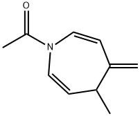 1H-Azepine, 1-acetyl-4,5-dihydro-4-methyl-5-methylene- (9CI) 结构式