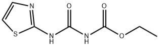 Carbamic  acid,  [(2-thiazolylamino)carbonyl]-,  ethyl  ester  (9CI) Struktur