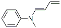 Benzenamine, N-1,3-butadienyl-N-methyl- (9CI) Structure