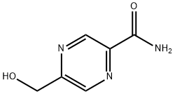 Pyrazinecarboxamide, 5-(hydroxymethyl)- (9CI) Structure