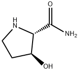 (2S,3S)-3-HYDROXYPYRROLIDINE-2-CARBOXAMIDE, 412279-18-6, 结构式