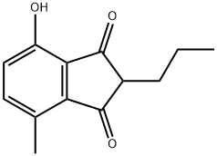 1H-Indene-1,3(2H)-dione, 4-hydroxy-7-methyl-2-propyl- (9CI) 结构式