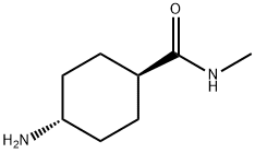 Cyclohexanecarboxamide, 4-amino-N-methyl-, trans- (9CI) Struktur