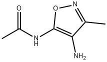 Acetamide, N-(4-amino-3-methyl-5-isoxazolyl)- (9CI) Structure