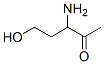 2-Pentanone, 3-amino-5-hydroxy- (9CI) Struktur