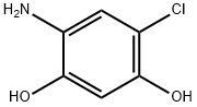 1,3-Benzenediol,  4-amino-6-chloro- Struktur