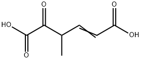 4-甲基-5-氧代己-2-烯二酸, 412324-07-3, 结构式