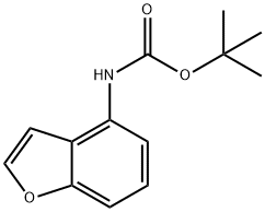 TERT-BUTYL 1-BENZOFURAN-4-YLCARBAMATE Struktur