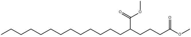 2-Tridecylhexanedioic acid dimethyl ester 结构式