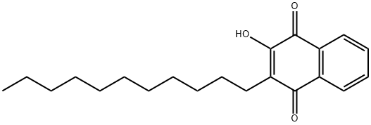 2-hydroxy-3-undecyl-1,4-naphthoquinone Structure